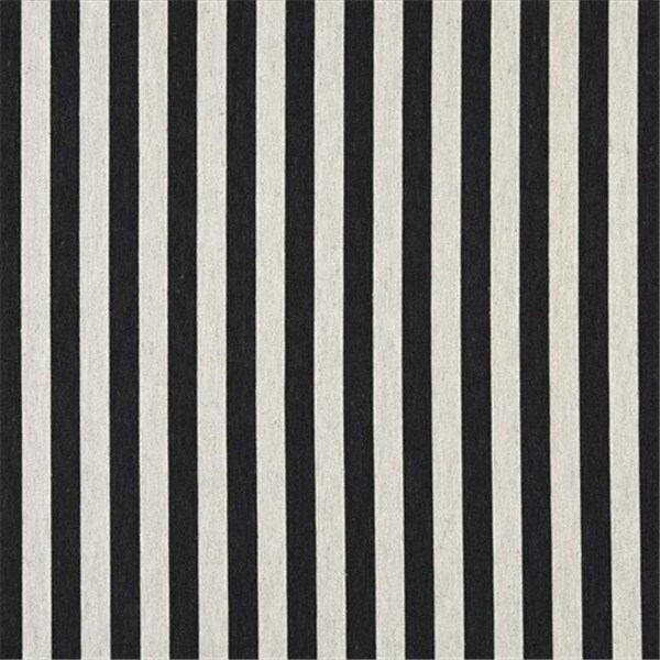 Designer Fabrics Designer Fabrics K0009G 54 in. Wide Midnight And Off White; Striped; Designer Quality Upholstery Fabric K0009G - main